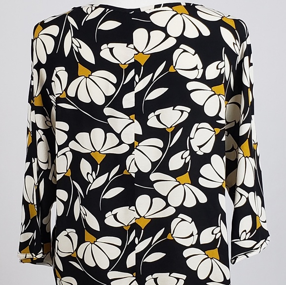 NEW!! Emme Marella All-Over Floral Print Top - Picture 5 of 8